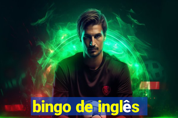 bingo de inglês