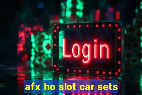 afx ho slot car sets