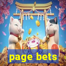 page bets