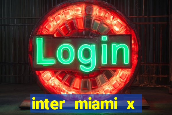 inter miami x cincinnati palpite