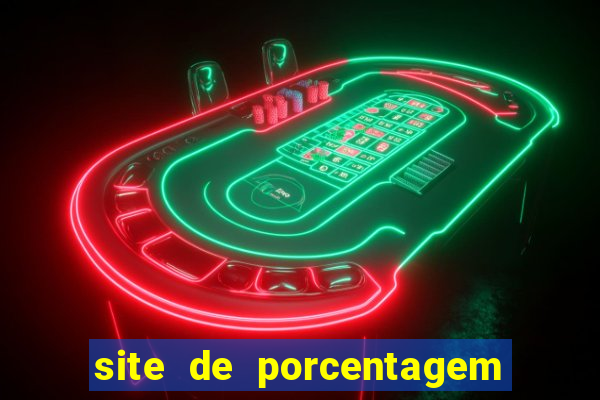 site de porcentagem dos slots