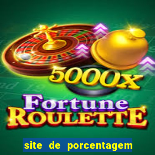 site de porcentagem dos slots