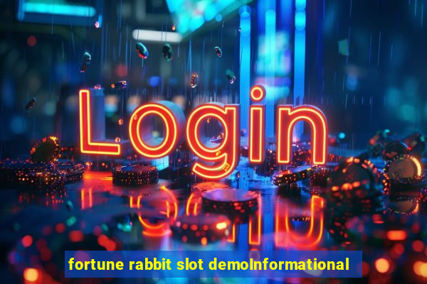 fortune rabbit slot demoInformational