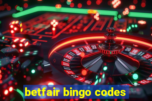 betfair bingo codes