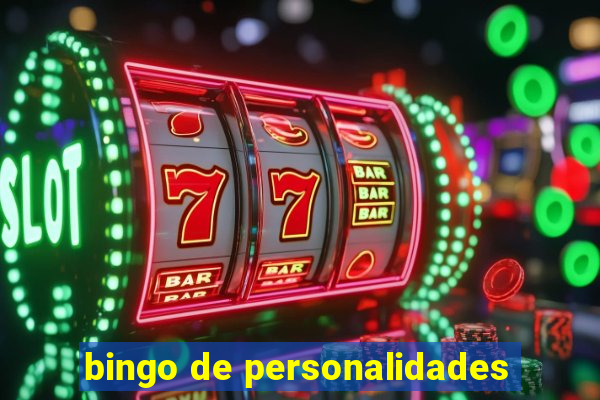 bingo de personalidades