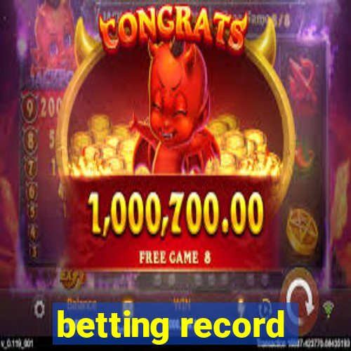 betting record