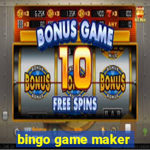 bingo game maker