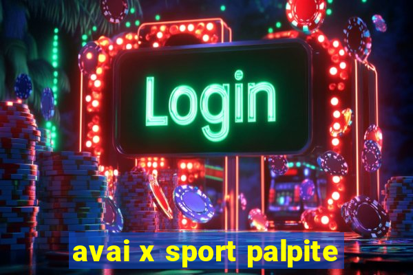 avai x sport palpite