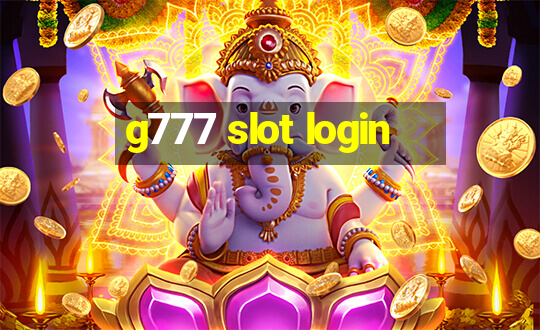 g777 slot login