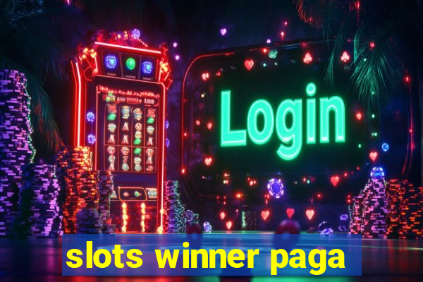 slots winner paga