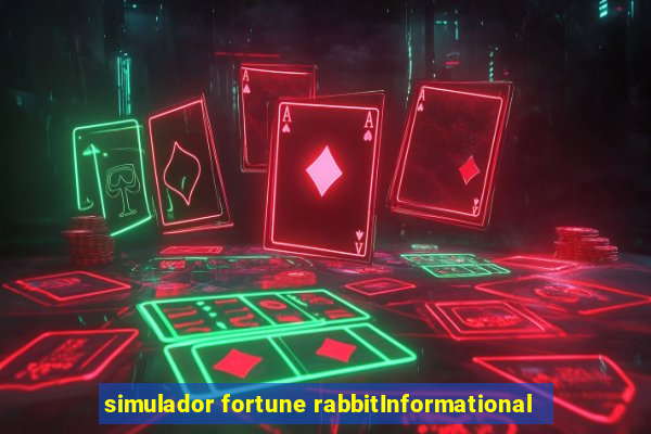 simulador fortune rabbitInformational