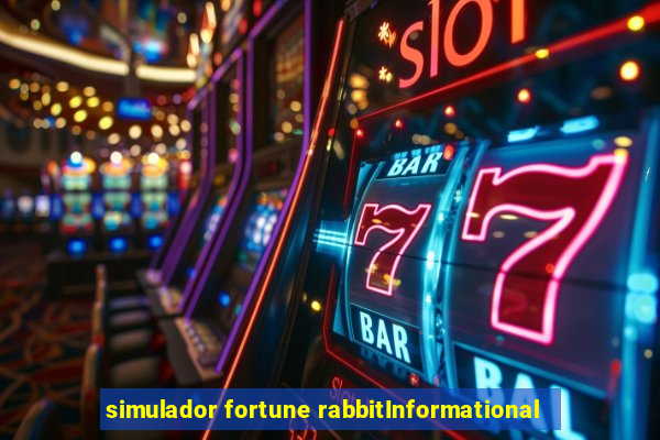 simulador fortune rabbitInformational