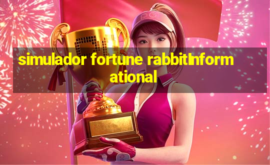 simulador fortune rabbitInformational