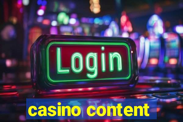 casino content