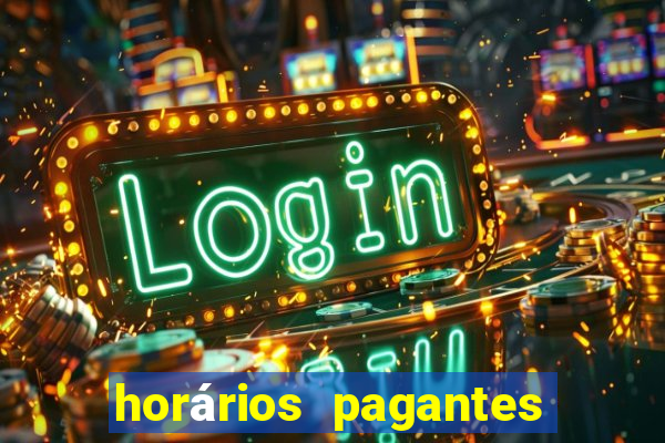 horários pagantes slots pg