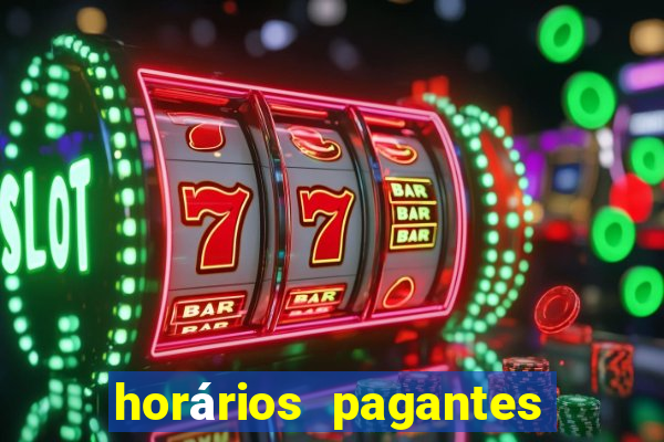 horários pagantes slots pg