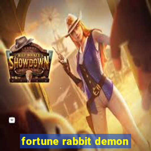 fortune rabbit demon