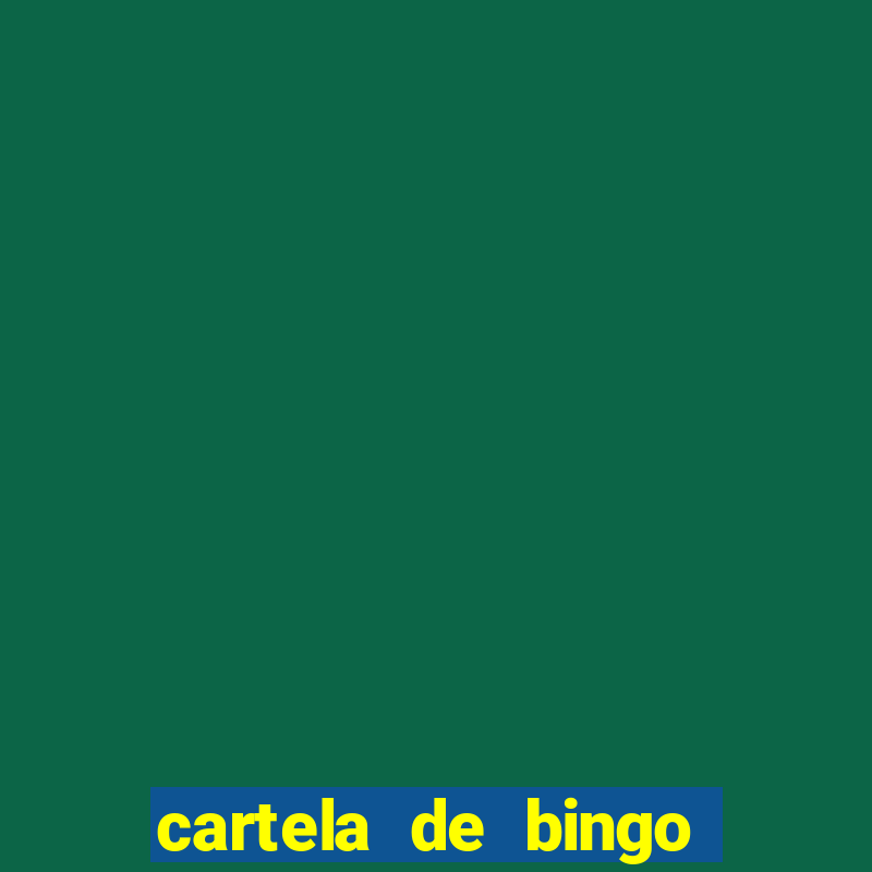 cartela de bingo de nomes para imprimir