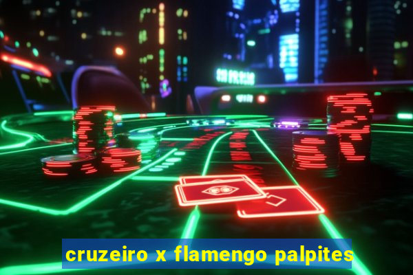 cruzeiro x flamengo palpites