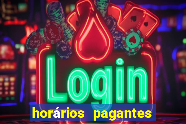 horários pagantes fortune tiger hoje