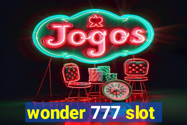 wonder 777 slot