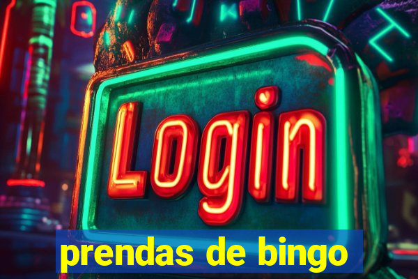 prendas de bingo