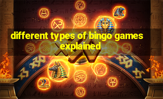 different types of bingo games explained