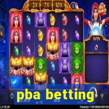 pba betting