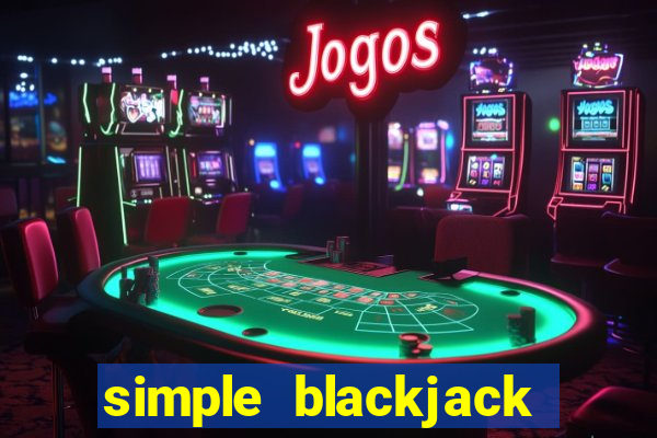 simple blackjack java code