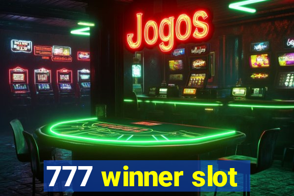 777 winner slot