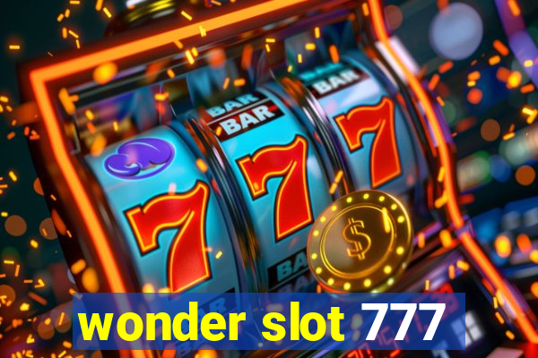 wonder slot 777