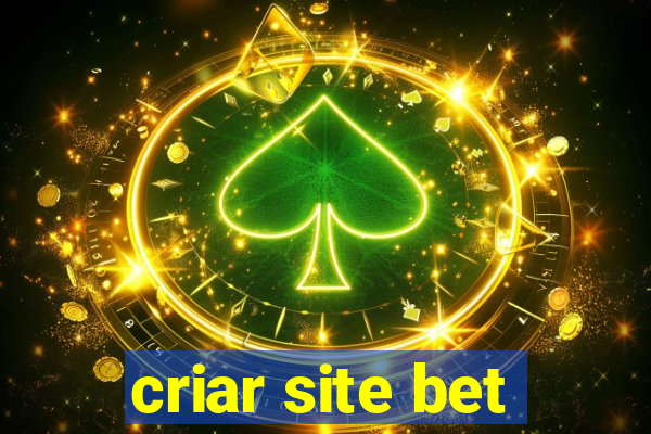 criar site bet