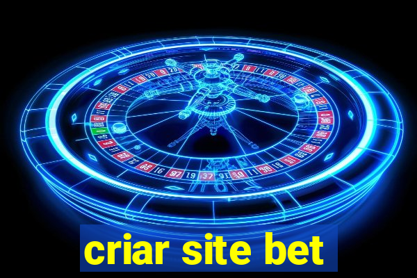 criar site bet