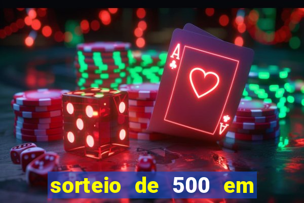 sorteio de 500 em cash toda segunda feira novibet como funciona