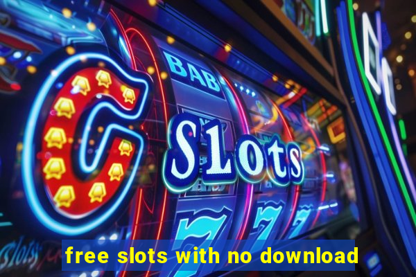 free slots with no download