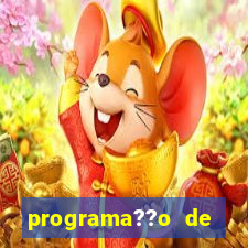 programa??o de jogos de futebol