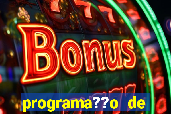 programa??o de jogos de futebol