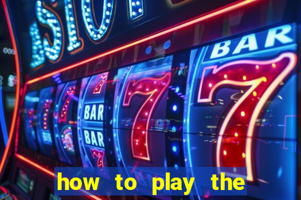 how to play the buffalo slot machine