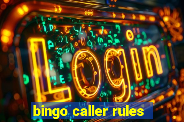 bingo caller rules