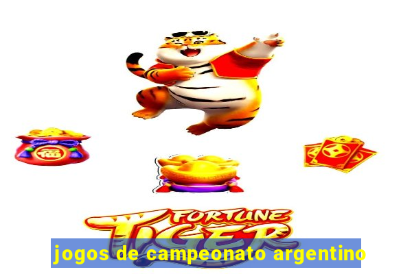 jogos de campeonato argentino