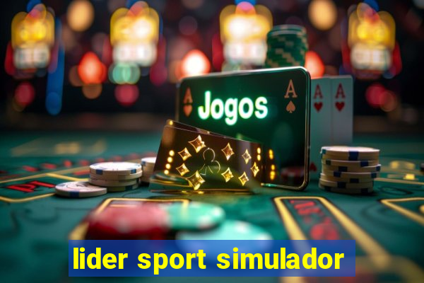 lider sport simulador