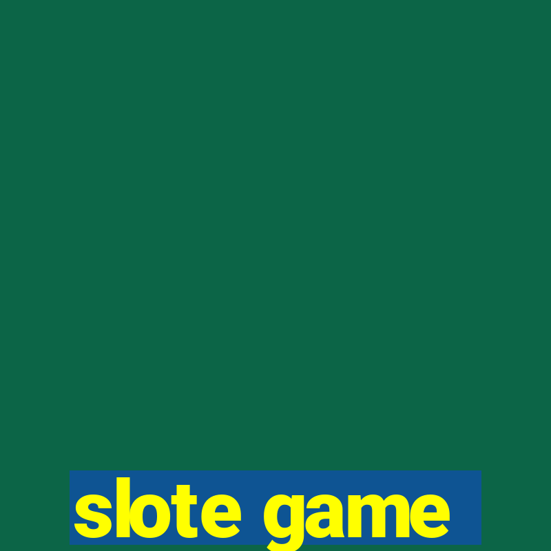 slote game