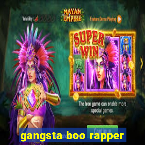 gangsta boo rapper