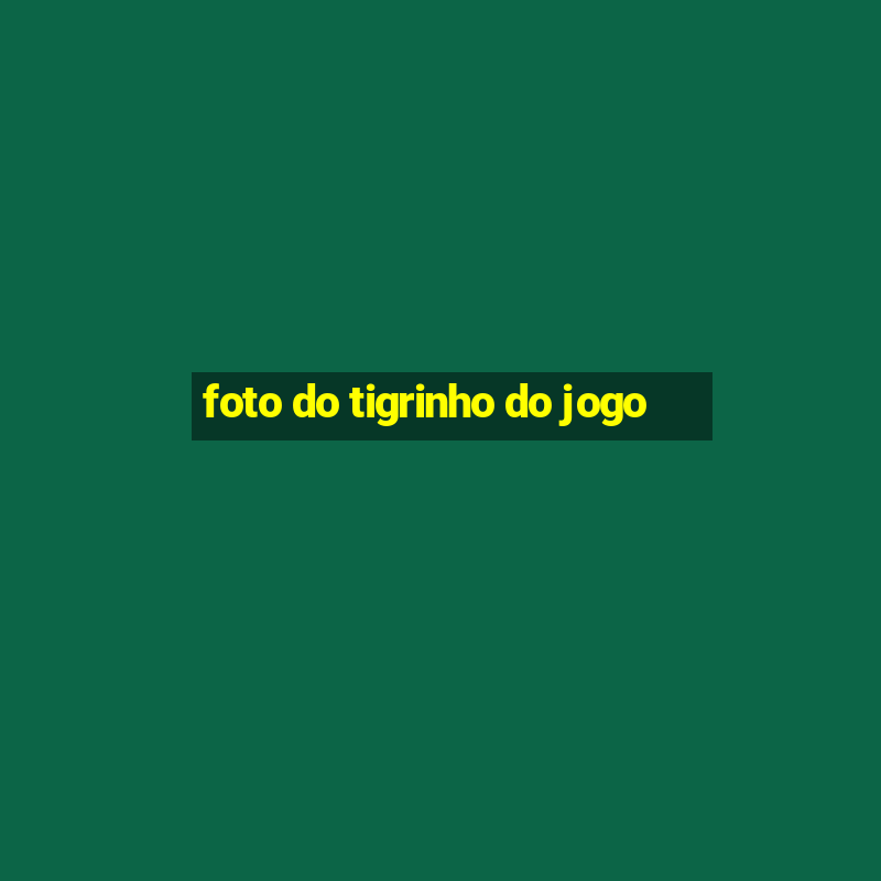 foto do tigrinho do jogo