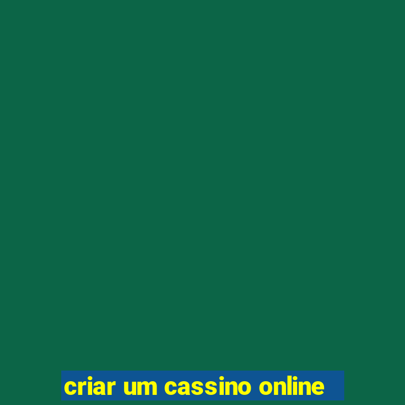 criar um cassino online