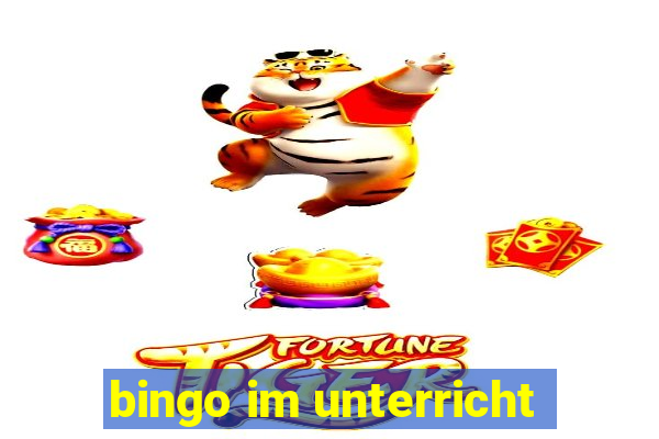 bingo im unterricht