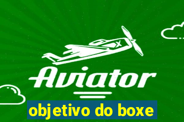 objetivo do boxe