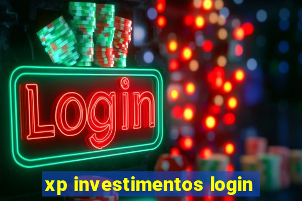 xp investimentos login