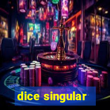 dice singular