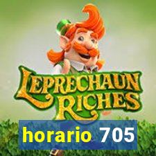 horario 705